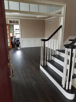 Hardwood Floor Refinishing Dark brown