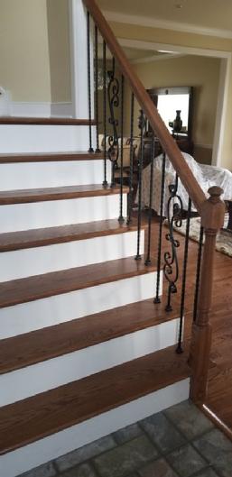 Stair refinishing